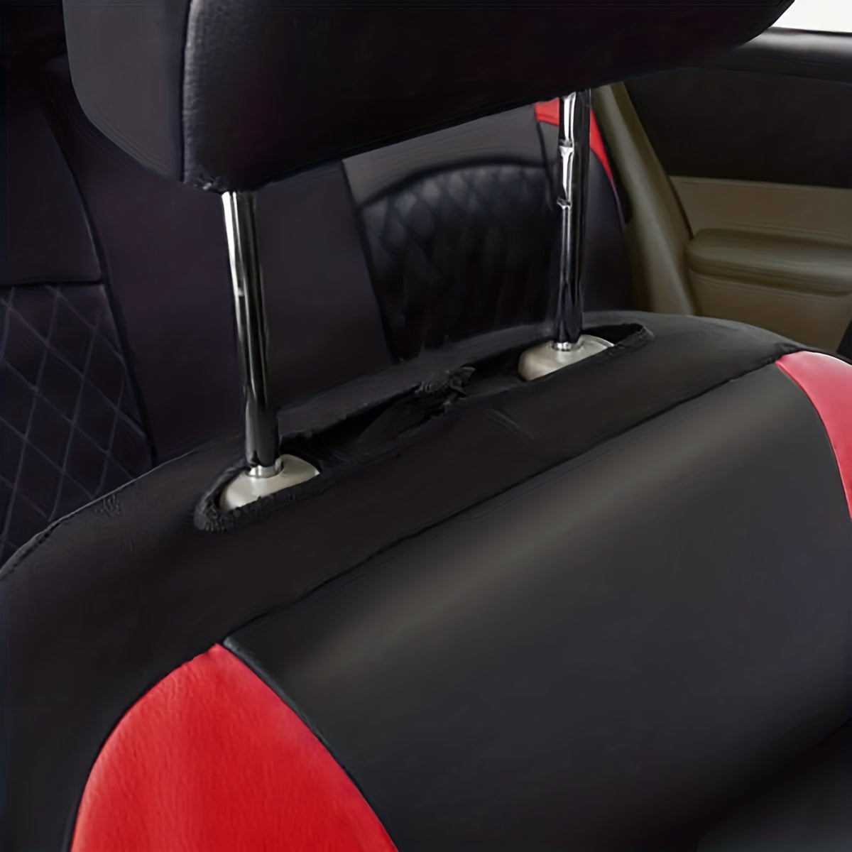 PU Leather Car Seat Covers for 5-Seater Vehicles