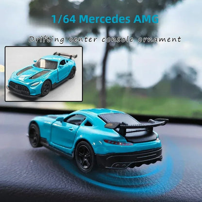 Mini Drift Car for Dashboard - Rotating Tail Swing Model