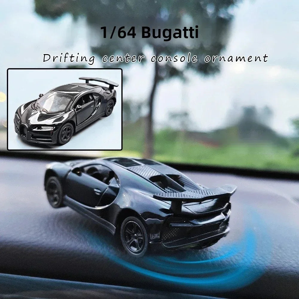 Mini Drift Car for Dashboard - Rotating Tail Swing Model