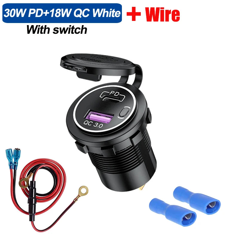 USB Port Charger 12V