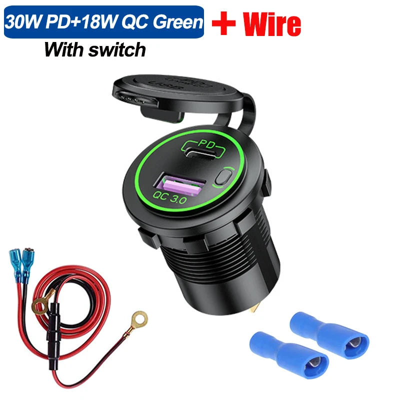 USB Port Charger 12V