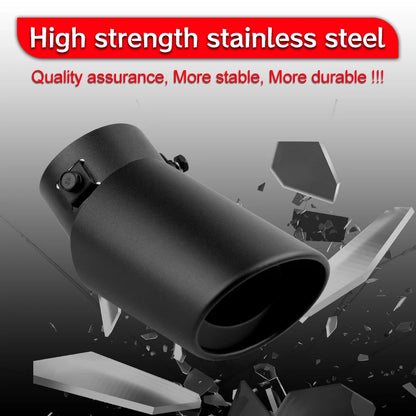 2.5" Black Car Exhaust Muffler