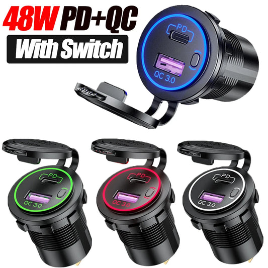 USB Port Charger 12V