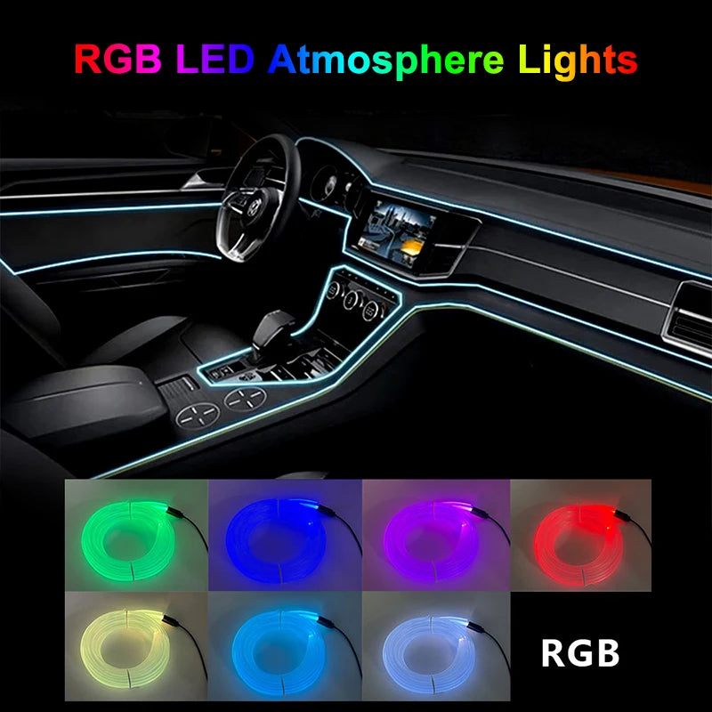 Car LED Strip Lights RGB Interior