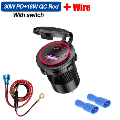 USB Port Charger 12V