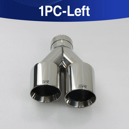 Exhaust Racing double Pipe Stainless