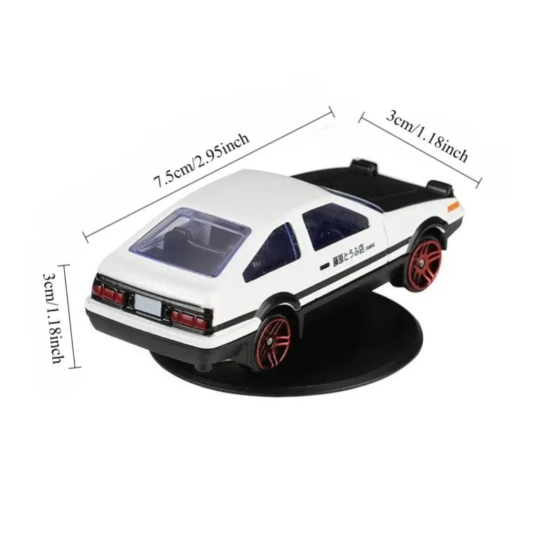 Mini Drift Car for Dashboard - Rotating Tail Swing Model