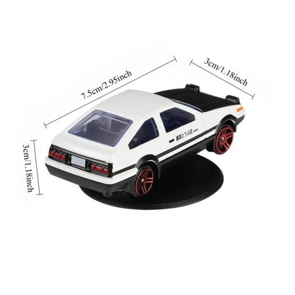 Mini Drift Car for Dashboard - Rotating Tail Swing Model