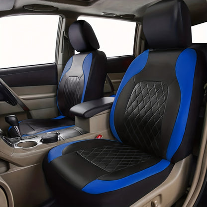 PU Leather Car Seat Covers for 5-Seater Vehicles
